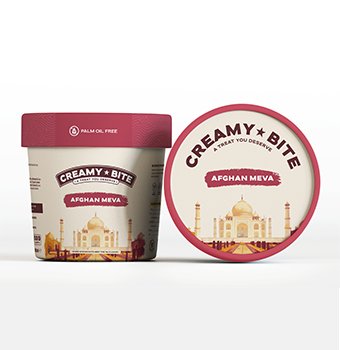 Afghan Meva Ice Cream Tub
