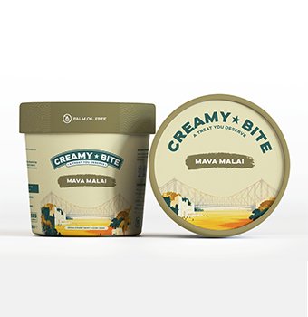 Mava Malai Ice Cream Tub